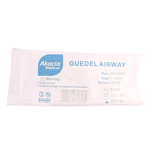 AIRWAY GUEDEL - SIZE 1 AKACIA WHITE 1