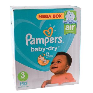 PAMPERS ACT BABY MIDI 150 NO3  6-10KG