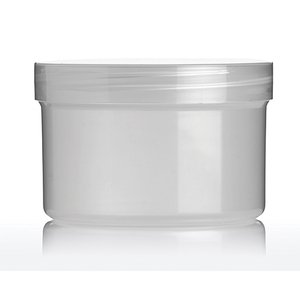 OINTMENT JAR 250G CLEAR  SCREW CAP 10~