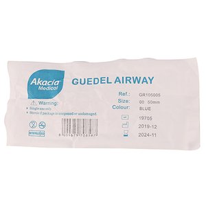 AIRWAY GUEDEL - SIZE 00 AKACIA BLUE 1