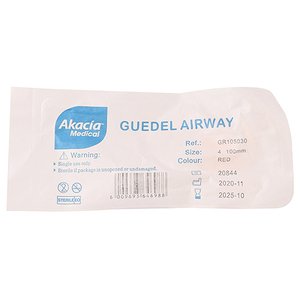 AIRWAY GUEDEL - SIZE 4 AKACIA RED 1