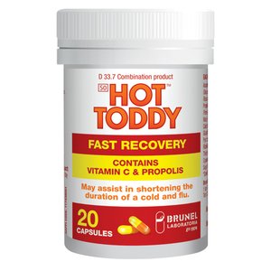 HOT TODDY FAST RECOVERY CAPS  20
