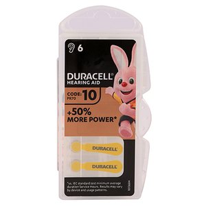 DURACELL HEARING AID 10  6S