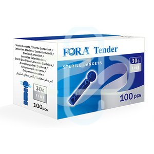 LANCET 30G FORA STERILE 100~