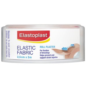 ELASTOPLAST FABRIC ROLL 2.5CM X 3M