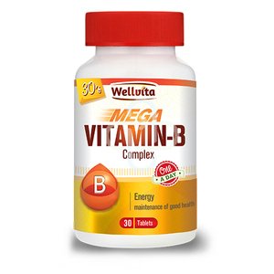 WELLVITA VITAMIN B COMPLEX 30 TABS