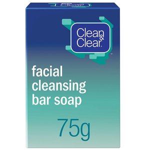 CLEAN & CLEAR FACIAL CLEANSING BAR 75G