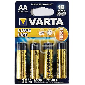 BATTERY  VARTA ALK LR6 AA 4PACK