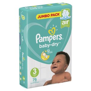PAMPERS ACT BABY MIDI 76 NO3 6-10KG
