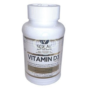SOLAL VITAMIN D3 1000IU 60