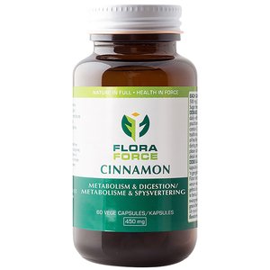 CINNAMON VEG CAPS 60 FLORA FORCE