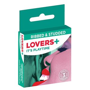 CONDOM LOVERS PLUS RIBBED & STUDDED 3