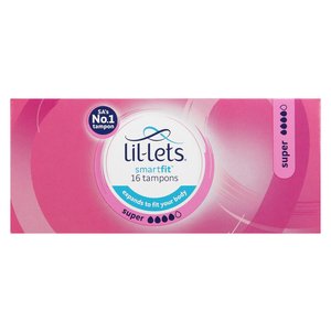 LIL-LETS SUPER 16 TAMPONS