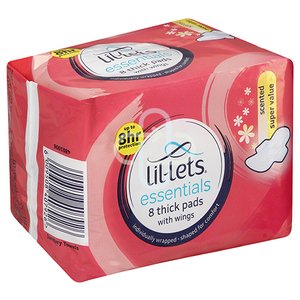 LIL-LETS ESSENTIALS PADS SCENTED 8
