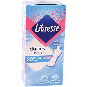 LIBRESSE PANTYLINER NORMAL SCENTED 20