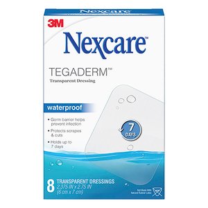NEXCARE TEGADERM WATERP TRANSPARENT 8