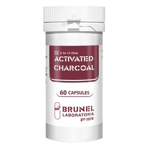 ACTIVATED CHARCOAL 200MG CAP 60 BRUNEL