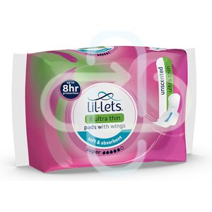 LIL-LETS PAD ULTRA UNSCENTED SUPER 8
