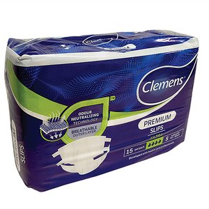 CLEMENS ULTRA PREM SMALL ADULT NAPPIE 15