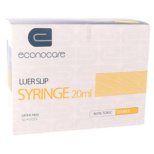 SYRI 20ML LUER SLIP ECONOCARE 50~