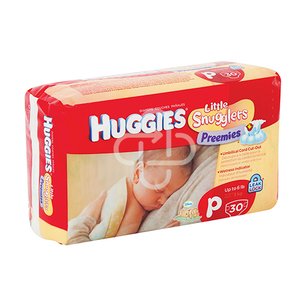 HUGGIES PREEMIES SIZE P   30 PCK