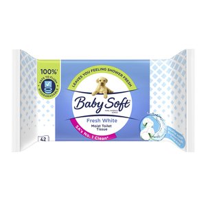 BABY SOFT MOIST WASHLETS FRESH 42