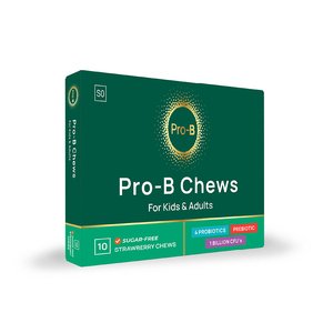 PRO-B ADULT & KIDS CHEWS STRAWBERRY 10
