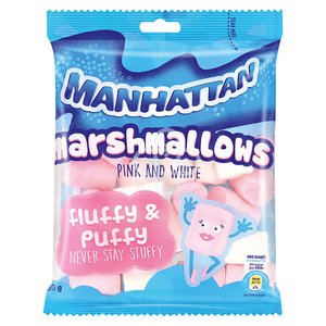 MANHATTAN M/MALLOWS PINK & WHITE 150G