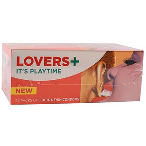 CONDOM LOVERS PLUS ULTRATHIN 3s X 24 ~