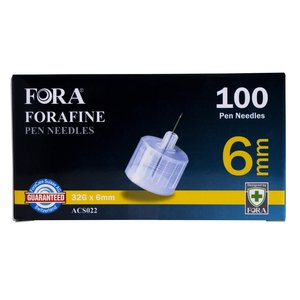 FORAFINE INSULIN PEN NEEDLE 32GX6MM 100
