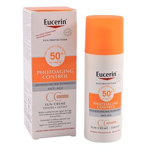 EUCERIN SUN FACE TINT CRM MED SPF50 50ML