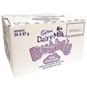 CADBURY DAIRY MILK 87G BUBBLY 24 CA ~