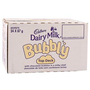 CADBURY DAIRY MI 87G BUBBLY TOP DECK 24~