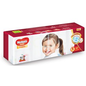 HUGGIES GOLD NAPPIES SIZE 5 VP 42
