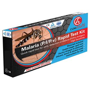 MALARIA TEST KIT CLINIHEALTH SINGLES 1