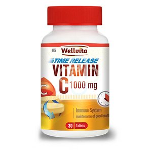 WELLVITA VIT C TIME RELEAS 1000MG 30 TAB