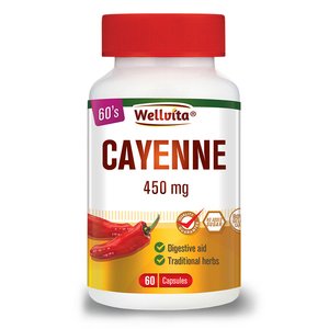 WELLVITA CAYENNE 450MG 60 CAPS