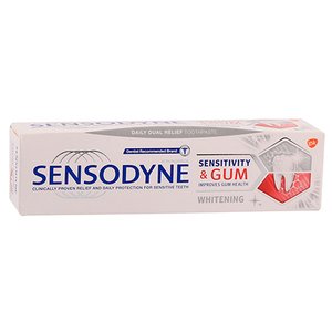 SENSODYNE TOOTHP SENSITIV&GUM 75ML WHIT