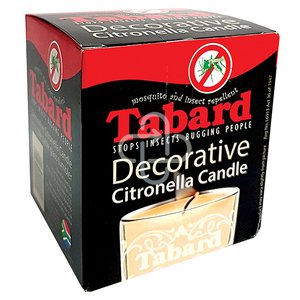 TABARD CITRONELLA GLASS CANDLE  1