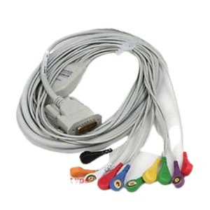 ECG CABLE 10 LEAD + BUTTON