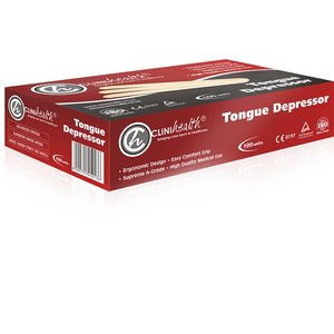 TONGUE DEPRESSORS CLINIHEALTH 100~