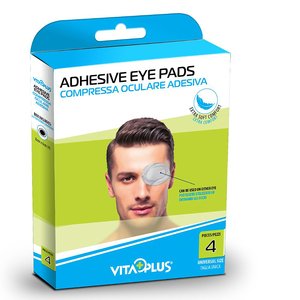 VITAPLUS EYE PADS ADHESIVE UNIV SIZE 4