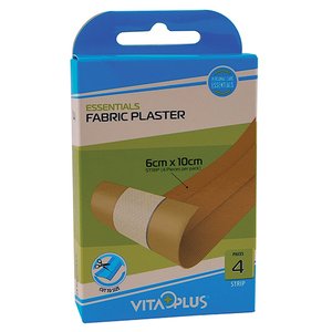 VITAPLUS PLASTER FABRIC STRIP 6X10CM 4~