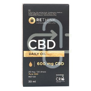 RETHINK CBD DAILY OIL 600MG 30ML