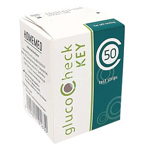 GLUCOCHECK KEY GLUCOSE TEST STRIPS 50~