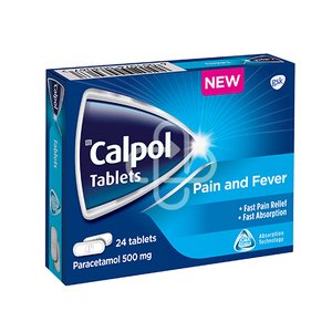 CALPOL ADULT 500MG TABS 24