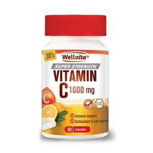 WELLVITA VITAMIN C 1000MG 30 CAPS
