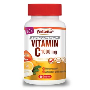 WELLVITA VITAMIN C 1000MG 60 CAPS