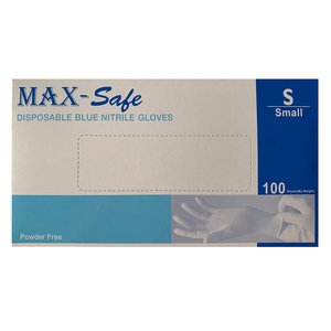 GLOVE EXAM NITRILE PF MAX-SAFE SMALL 100