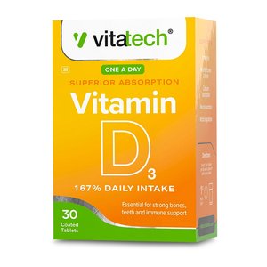 VITATECH VITAMIN D3  30 TABS